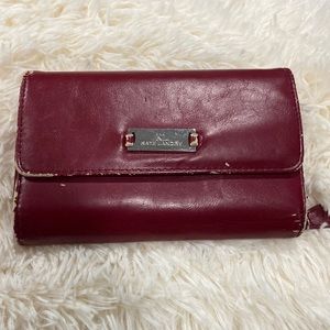 Kate Landry Maroon Clutch